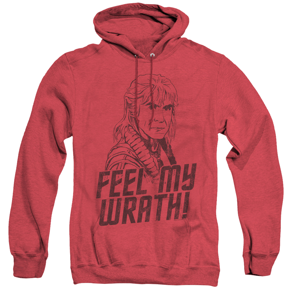 Star Trek Movies My Wrath - Heather Pullover Hoodie Heather Pullover Hoodie Star Trek   