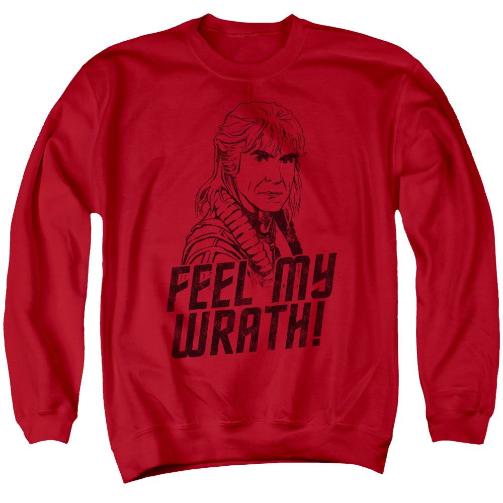 Star Trek My Wrath Men's Crewneck Sweatshirt Men's Crewneck Sweatshirt Star Trek   