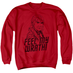 Star Trek My Wrath Men's Crewneck Sweatshirt Men's Crewneck Sweatshirt Star Trek   