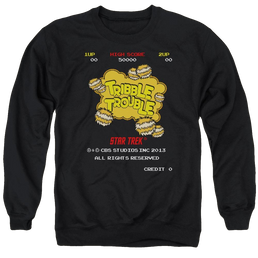 Star Trek Tribble Trouble Men's Crewneck Sweatshirt Men's Crewneck Sweatshirt Star Trek   