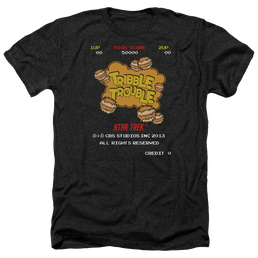 Star Trek Tribble Trouble Men's Heather T-Shirt Men's Heather T-Shirt Star Trek   