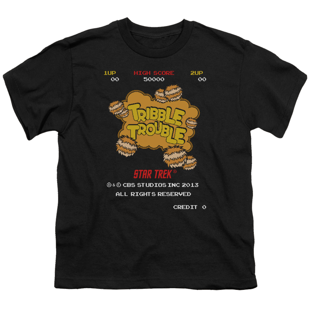 Star Trek The Original Series Tribble Trouble - Youth T-Shirt Youth T-Shirt (Ages 8-12) Star Trek   