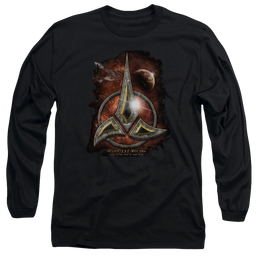 Star Trek Klingon Crest Men's Long Sleeve T-Shirt Men's Long Sleeve T-Shirt Star Trek   