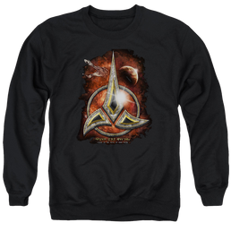 Star Trek Klingon Crest Men's Crewneck Sweatshirt Men's Crewneck Sweatshirt Star Trek   