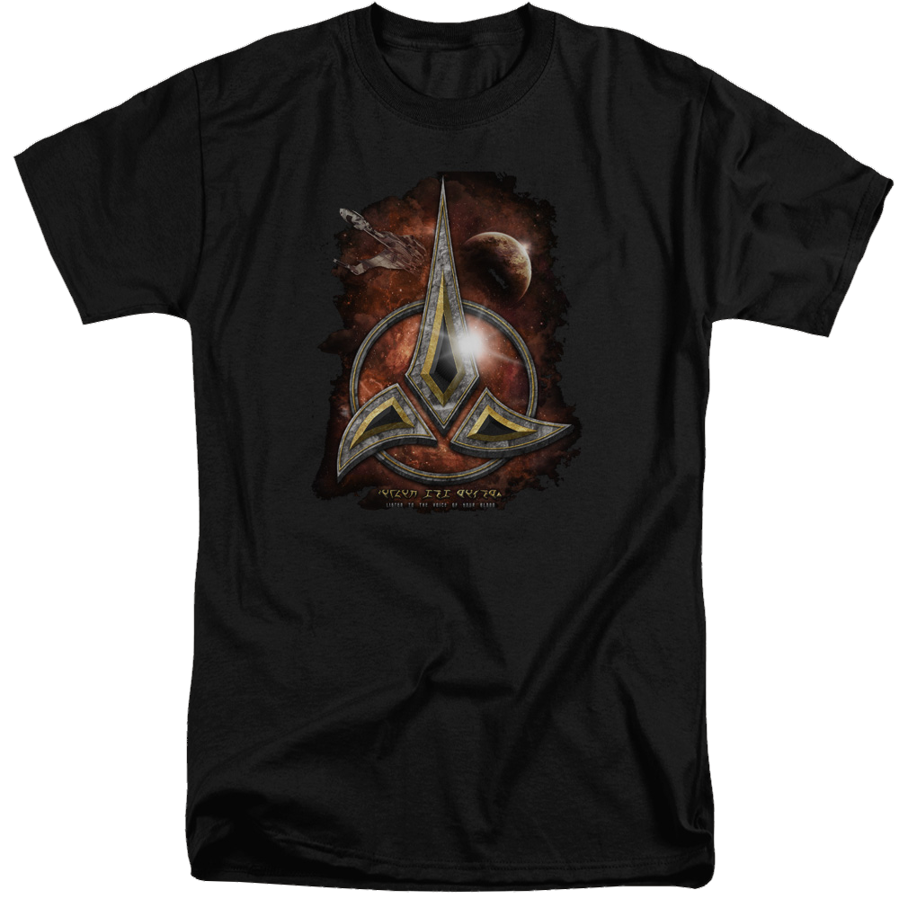 Star Trek Klingon Crest Men's Tall Fit T-Shirt Men's Tall Fit T-Shirt Star Trek   