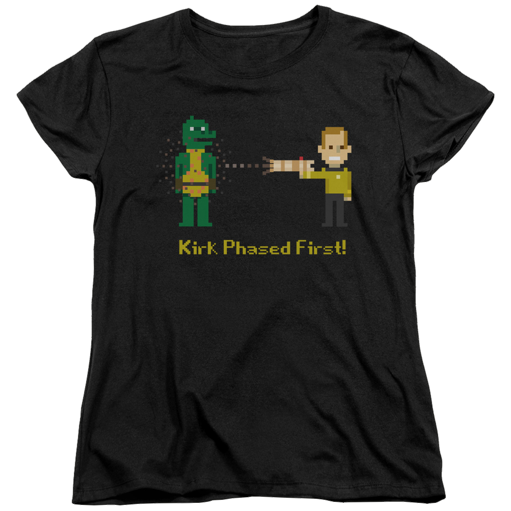 Star Trek Kirk Phased First Women's T-Shirt Women's T-Shirt Star Trek   