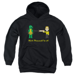 Star Trek The Original Series Kirk Phased First - Youth Hoodie Youth Hoodie (Ages 8-12) Star Trek   