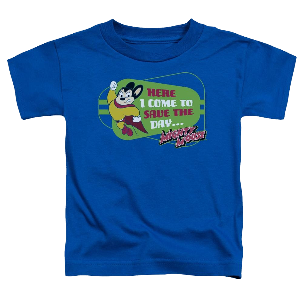 Mighty Mouse Here I Come - Toddler T-Shirt Toddler T-Shirt Mighty Mouse   
