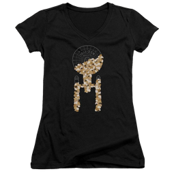 Star Trek Tribble Takeover Juniors V-Neck T-Shirt Juniors V-Neck T-Shirt Star Trek   