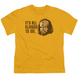 Star Trek The Next Generation All Klingon - Youth T-Shirt Youth T-Shirt (Ages 8-12) Star Trek   