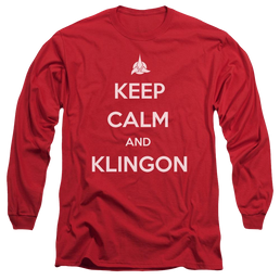 Star Trek Calm Klingon Men's Long Sleeve T-Shirt Men's Long Sleeve T-Shirt Star Trek   