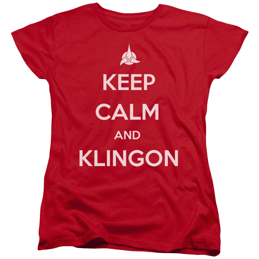 Star Trek Calm Klingon Women's T-Shirt Women's T-Shirt Star Trek   