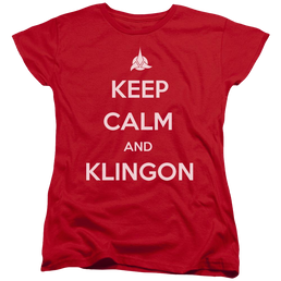 Star Trek Calm Klingon Women's T-Shirt Women's T-Shirt Star Trek   