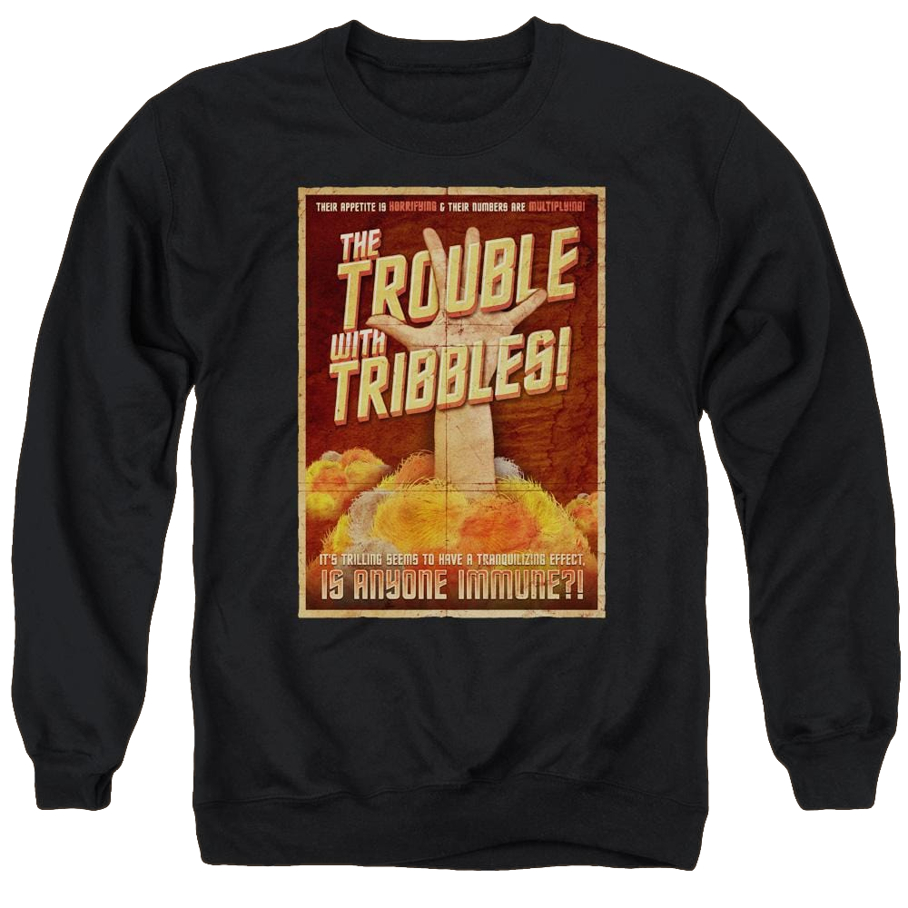 Star Trek Tribbles: The Movie Men's Crewneck Sweatshirt Men's Crewneck Sweatshirt Star Trek   