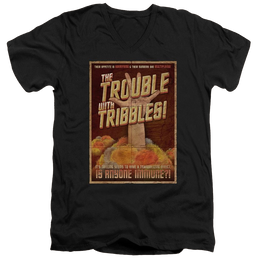 Star Trek Tribbles: The Movie Men's V-Neck T-Shirt Men's V-Neck T-Shirt Star Trek   