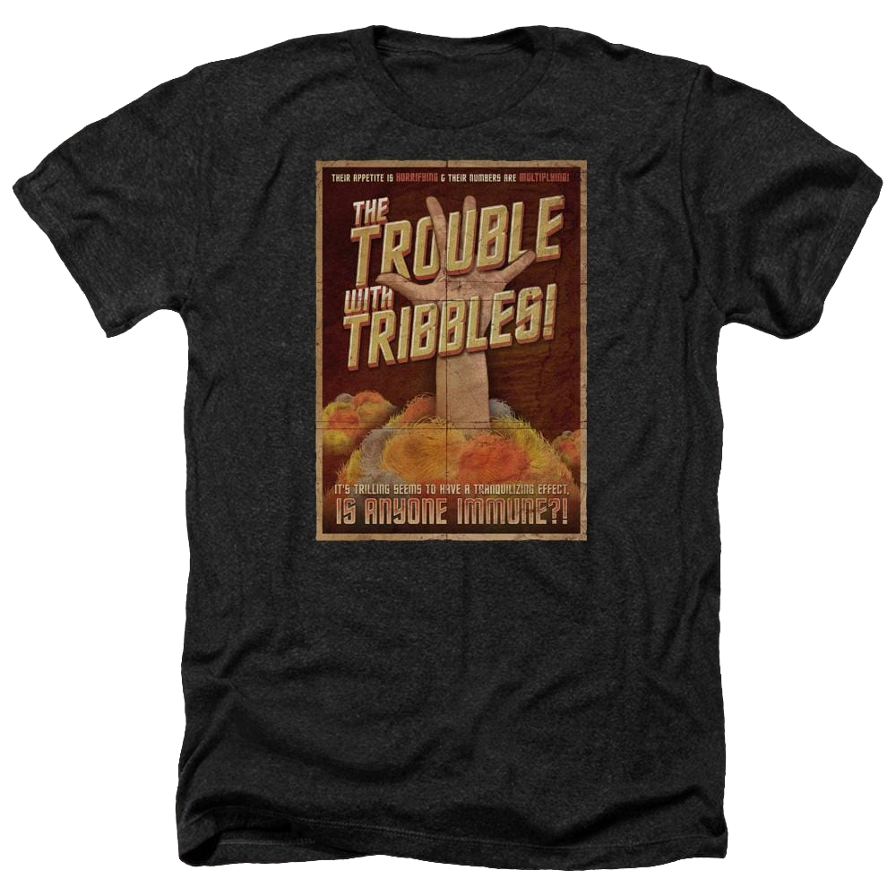 Star Trek Tribbles: The Movie Men's Heather T-Shirt Men's Heather T-Shirt Star Trek   