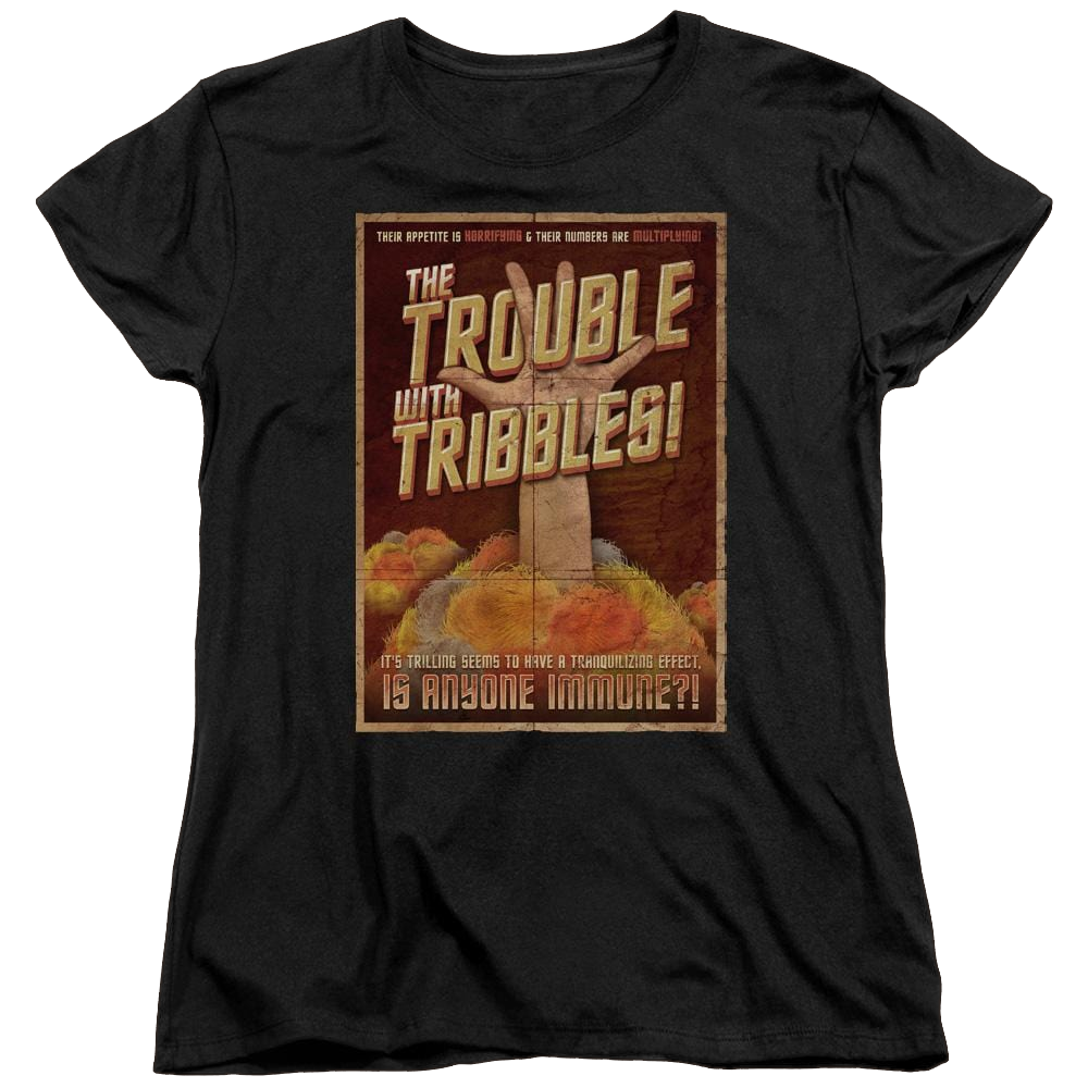 Star Trek Tribbles: The Movie Women's T-Shirt Women's T-Shirt Star Trek   