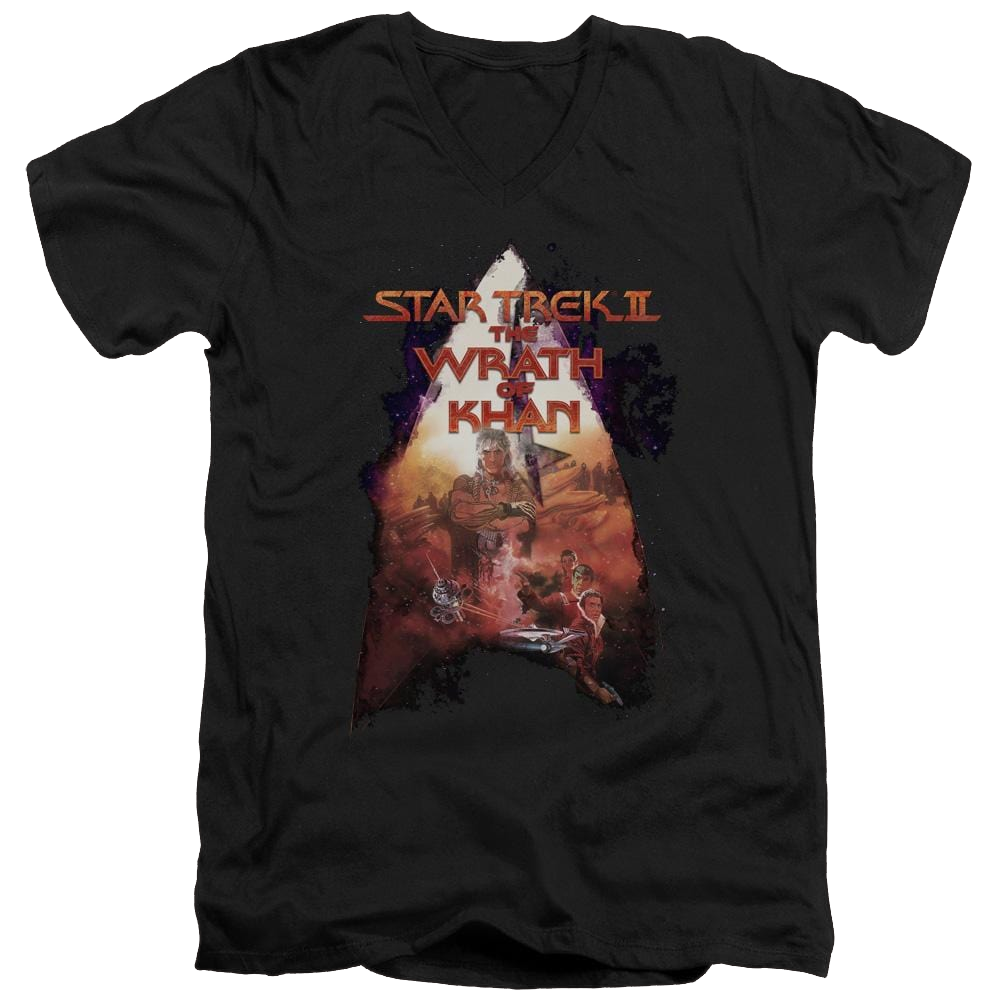 Star Trek Twok Poster Men's V-Neck T-Shirt Men's V-Neck T-Shirt Star Trek   