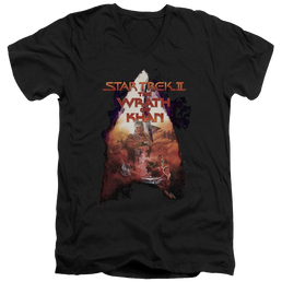 Star Trek Twok Poster Men's V-Neck T-Shirt Men's V-Neck T-Shirt Star Trek   