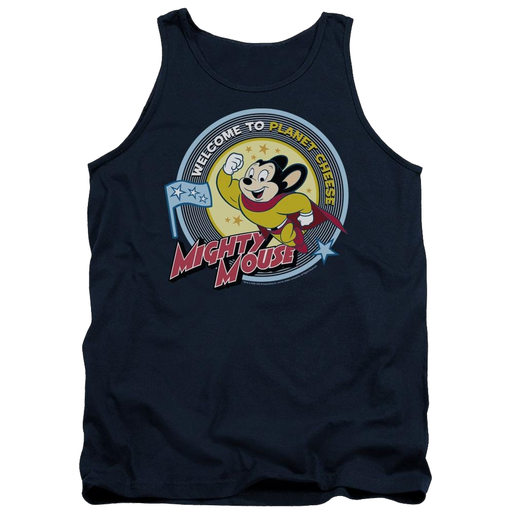 Mighty Mouse Planet Cheese Men's Tank Men's Tank Mighty Mouse   