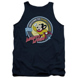 Mighty Mouse Planet Cheese Men's Tank Men's Tank Mighty Mouse   