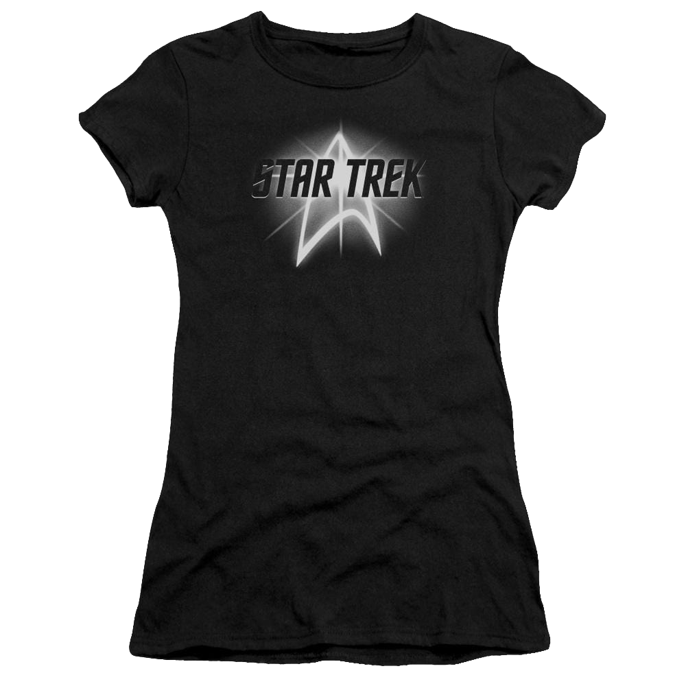 Star Trek Glow Logo Juniors T-Shirt Juniors T-Shirt Star Trek   