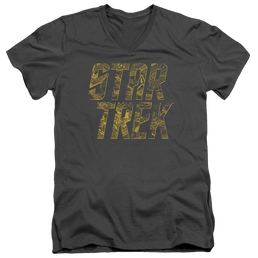 Star Trek Schematic Logo Men's V-Neck T-Shirt Men's V-Neck T-Shirt Star Trek   