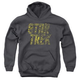 Star Trek The Original Series Schematic Logo - Youth Hoodie Youth Hoodie (Ages 8-12) Star Trek   