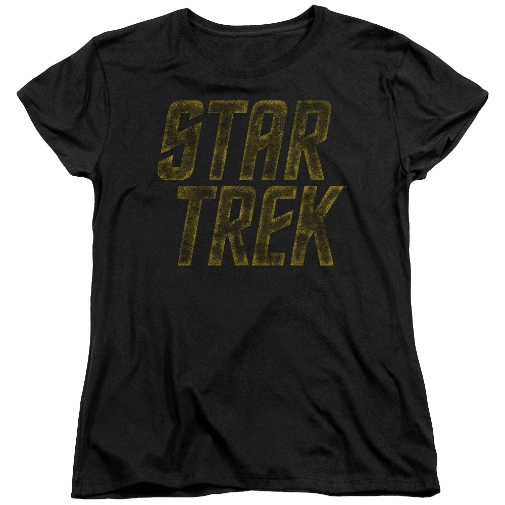 Star Trek Distressed Logo Women's T-Shirt Women's T-Shirt Star Trek   