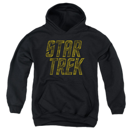 Star Trek The Original Series Distressed Logo - Youth Hoodie Youth Hoodie (Ages 8-12) Star Trek   