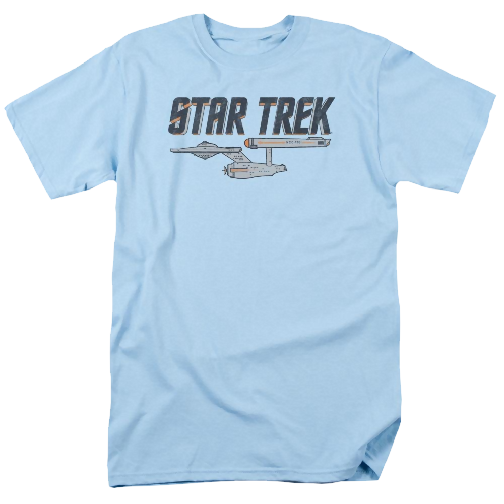 Star Trek The Original Series Enterprise Logo - Men's Regular Fit T-Shirt Men's Regular Fit T-Shirt Star Trek   