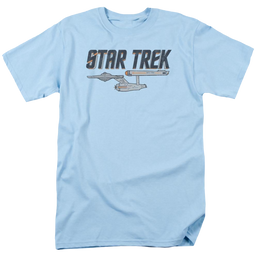 Star Trek The Original Series Enterprise Logo - Men's Regular Fit T-Shirt Men's Regular Fit T-Shirt Star Trek   