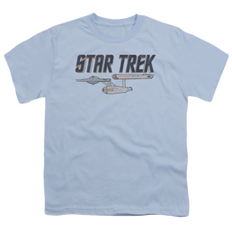 Star Trek The Original Series Enterprise Logo - Youth T-Shirt Youth T-Shirt (Ages 8-12) Star Trek   