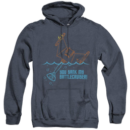 Star Trek The Original Series Battlecruiser - Heather Pullover Hoodie Heather Pullover Hoodie Star Trek   