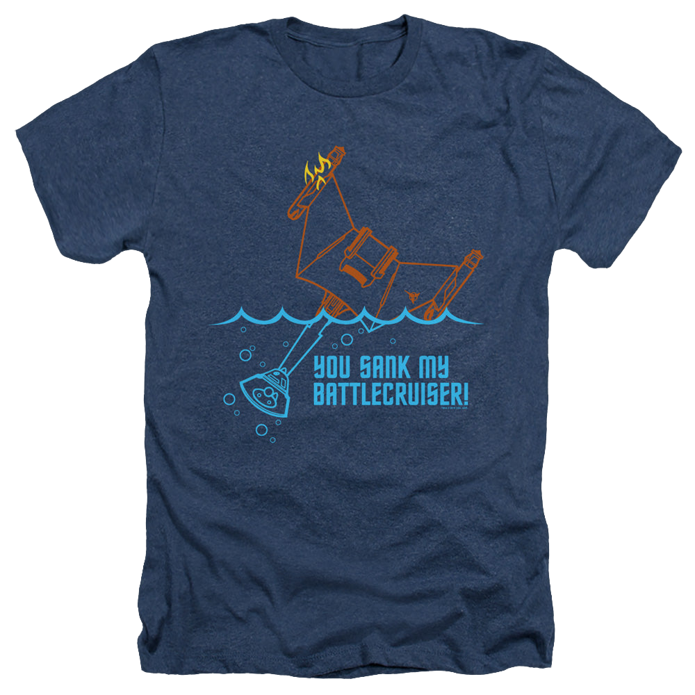 Star Trek The Original Series Battlecruiser - Men's Heather T-Shirt Men's Heather T-Shirt Star Trek   