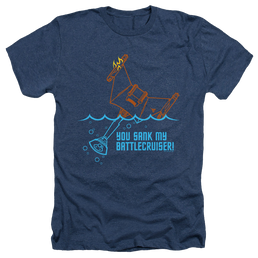 Star Trek The Original Series Battlecruiser - Men's Heather T-Shirt Men's Heather T-Shirt Star Trek   