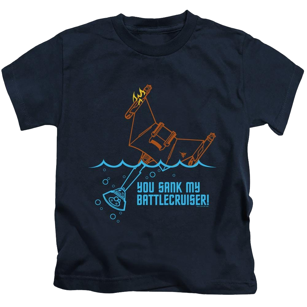 Star Trek The Original Series Battlecruiser - Kid's T-Shirt Kid's T-Shirt (Ages 4-7) Star Trek   