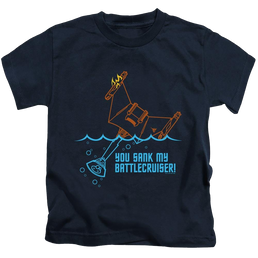 Star Trek The Original Series Battlecruiser - Kid's T-Shirt Kid's T-Shirt (Ages 4-7) Star Trek   