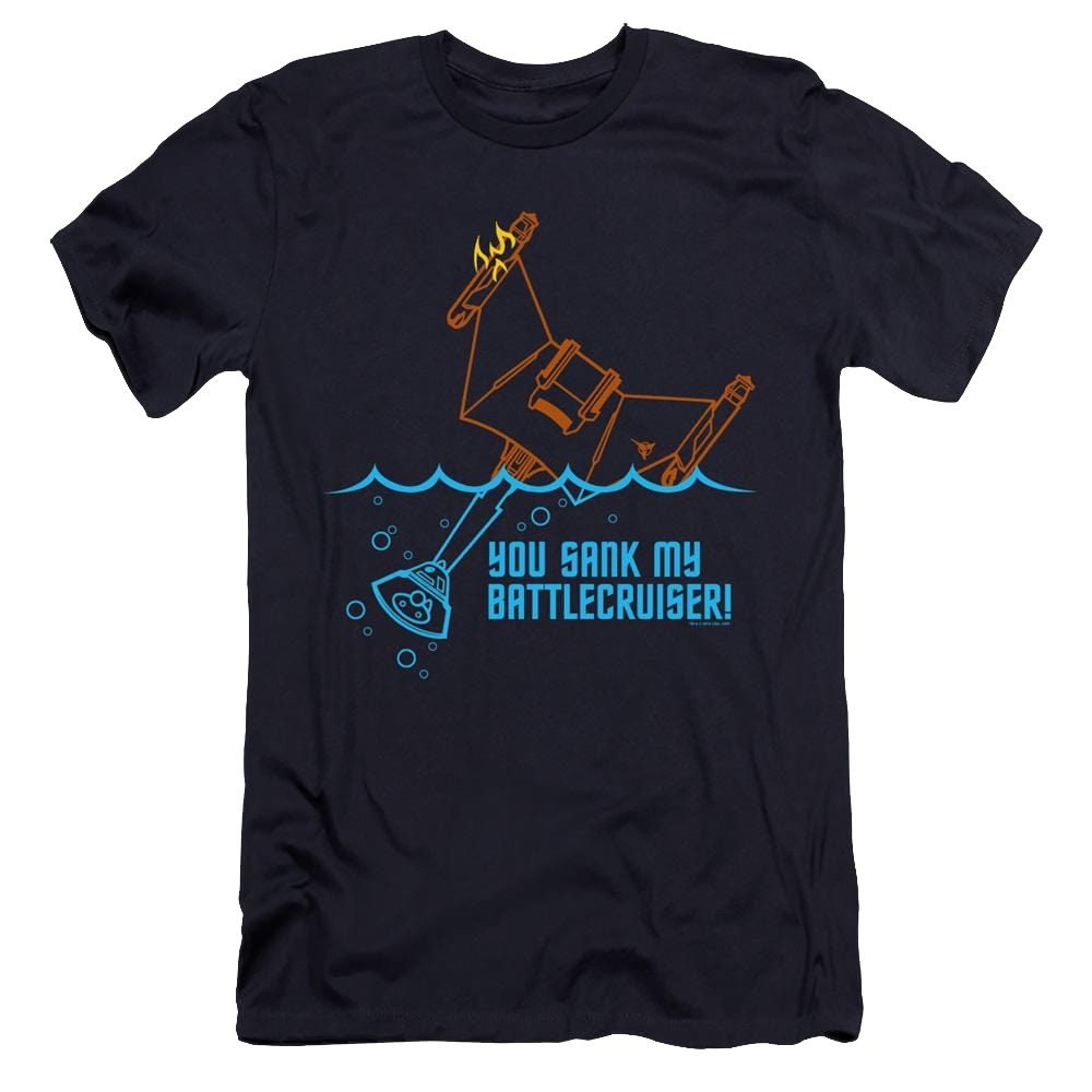 Star Trek The Original Series Battlecruiser - Men's Premium Slim Fit T-Shirt Men's Premium Slim Fit T-Shirt Star Trek   