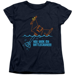 Star Trek The Original Series Battlecruiser - Women's T-Shirt Women's T-Shirt Star Trek   