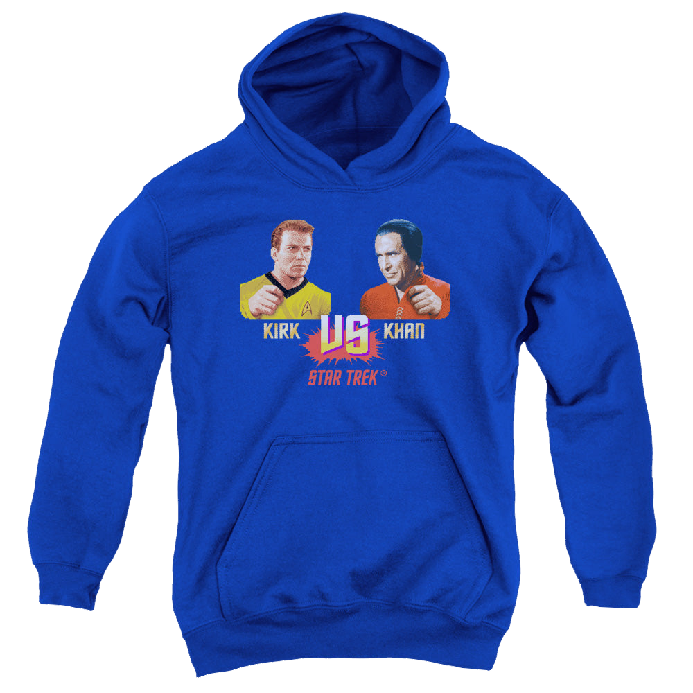 Star Trek Movies Kirk Vs Khan - Youth Hoodie Youth Hoodie (Ages 8-12) Star Trek   