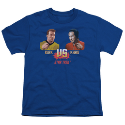 Star Trek Movies Kirk Vs Khan - Youth T-Shirt Youth T-Shirt (Ages 8-12) Star Trek   