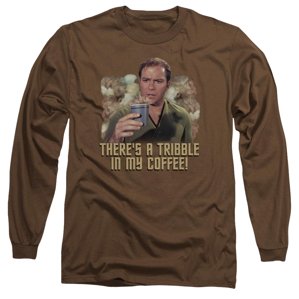 Star Trek Coffee Tribble Men's Long Sleeve T-Shirt Men's Long Sleeve T-Shirt Star Trek   