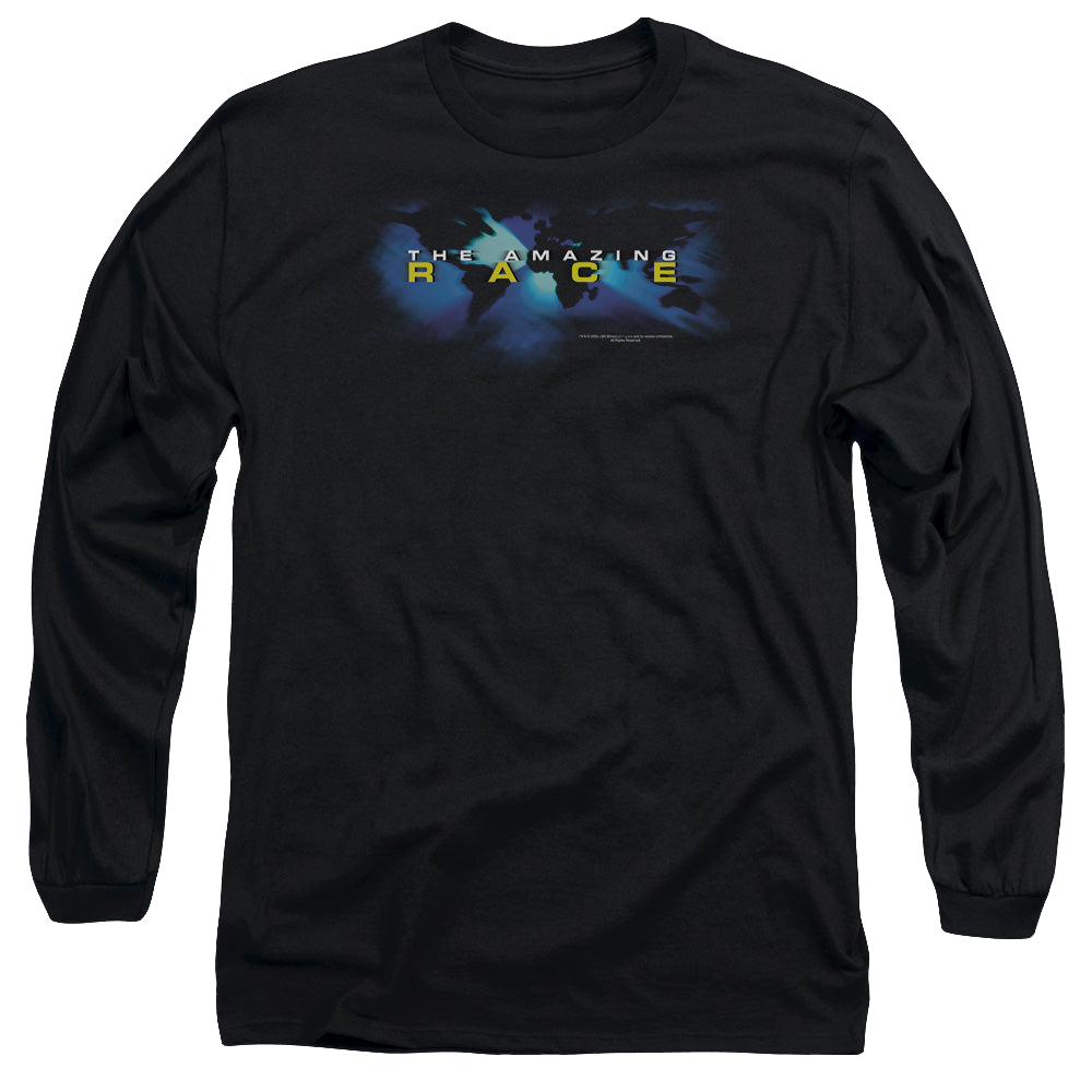 Amazing Race, The Faded Globe - Men's Long Sleeve T-Shirt Men's Long Sleeve T-Shirt The Amazing Race   