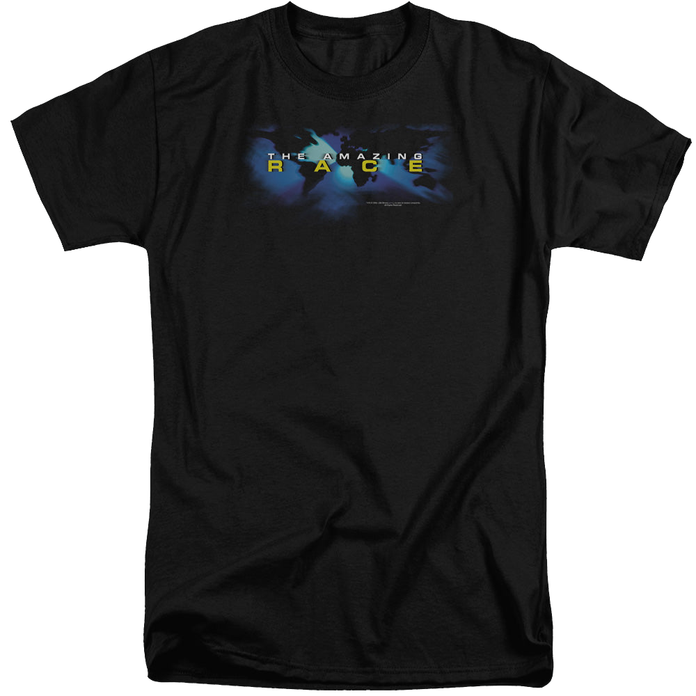 Amazing Race, The Faded Globe - Men's Tall Fit T-Shirt Men's Tall Fit T-Shirt The Amazing Race   