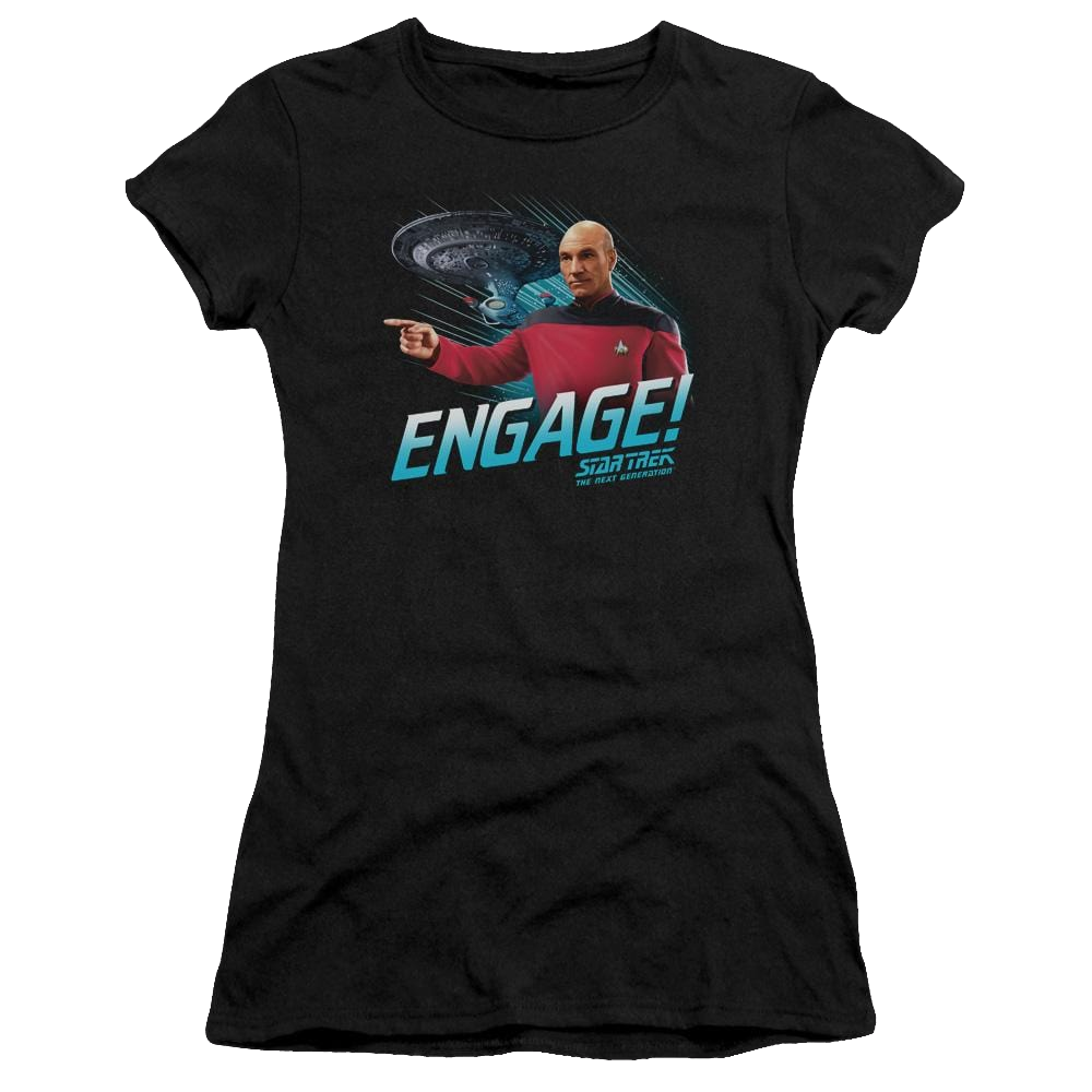 Star Trek Engage Juniors T-Shirt Juniors T-Shirt Star Trek   