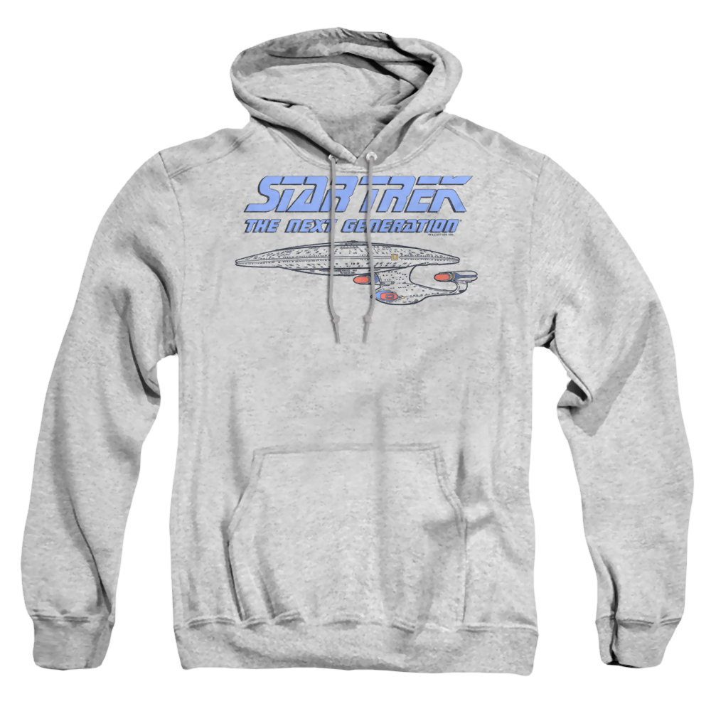 Star Trek The Next Generation Distressed Tng - Pullover Hoodie Pullover Hoodie Star Trek   