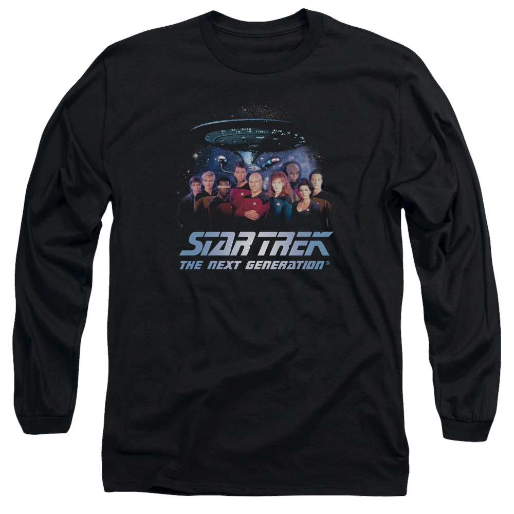 Star Trek Space Group Men's Long Sleeve T-Shirt Men's Long Sleeve T-Shirt Star Trek   