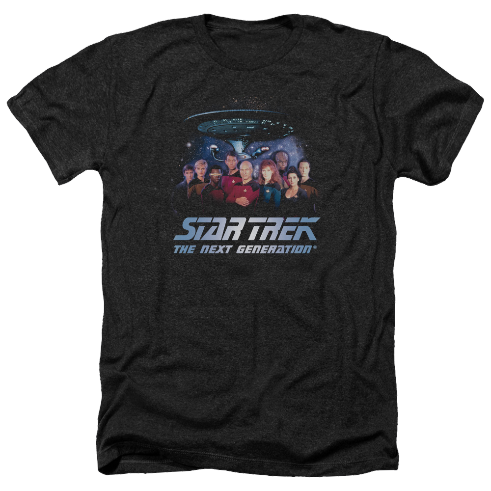 Star Trek Space Group Men's Heather T-Shirt Men's Heather T-Shirt Star Trek   