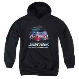 Star Trek The Next Generation Space Group - Youth Hoodie Youth Hoodie (Ages 8-12) Star Trek   